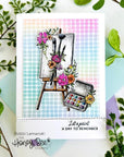 Honey Bee Stamps - Honey Cuts - Floral Easel-ScrapbookPal