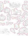 Honey Bee Stamps - Honey Cuts - Gallery Wall: Fall-ScrapbookPal
