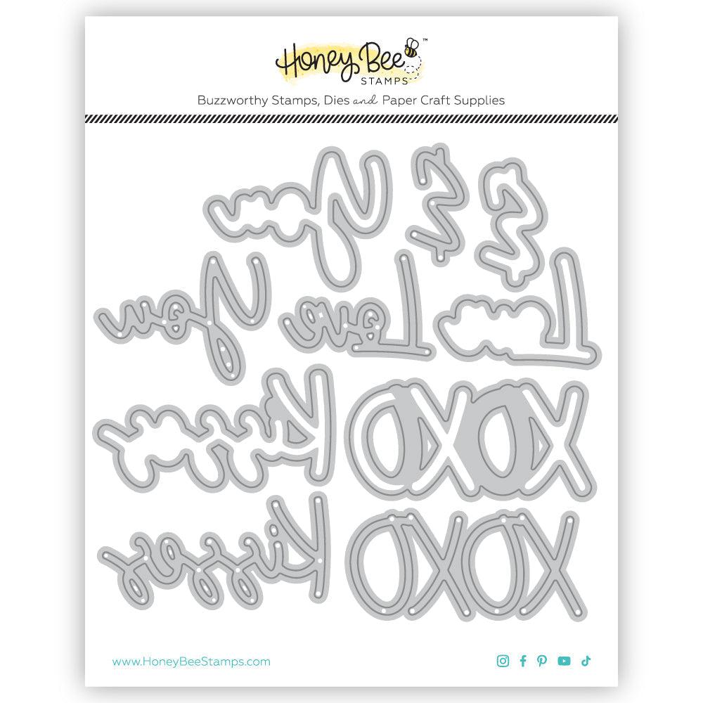 Honey Bee Stamps - Honey Cuts - Great Greetings: Love-ScrapbookPal