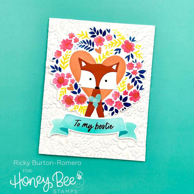 Honey Bee Stamps - Honey Cuts - Heart Hugs-ScrapbookPal