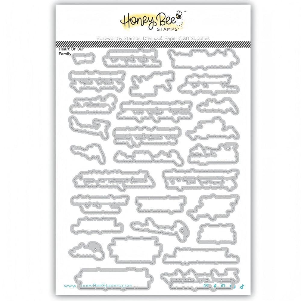 Honey Bee Stamps - Honey Cuts - Heart Of Our Family-ScrapbookPal