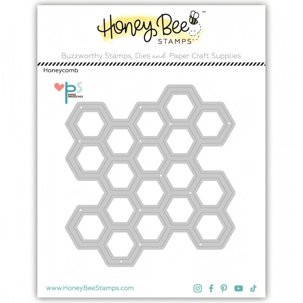 Honey Bee Stamps - Honey Cuts - Honeycomb-ScrapbookPal