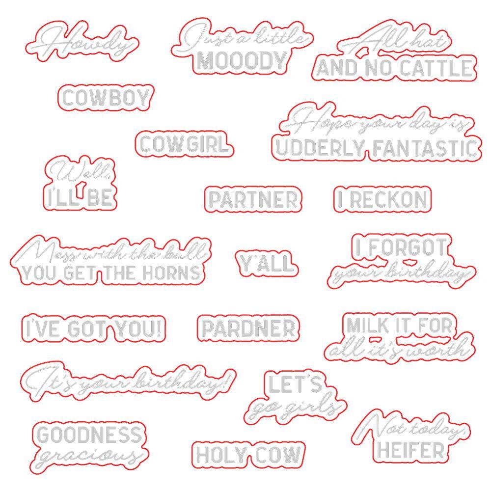 Honey Bee Stamps - Honey Cuts - Howdy Y'all-ScrapbookPal