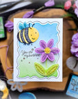 Honey Bee Stamps - Honey Cuts - In Stitches: Bee-ScrapbookPal