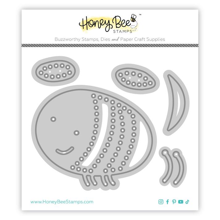 Honey Bee Stamps - Honey Cuts - In Stitches: Bee-ScrapbookPal