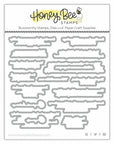 Honey Bee Stamps - Honey Cuts - Inside: Welcome Baby Sentiments-ScrapbookPal
