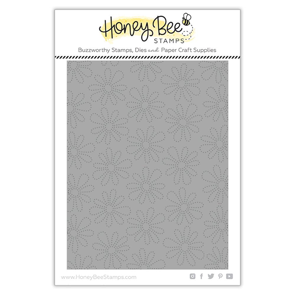 Honey Bee Stamps - Honey Cuts - Lazy Daisy Pierced A2 Cover Plate-ScrapbookPal