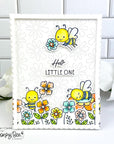 Honey Bee Stamps - Honey Cuts - Lazy Daisy Pierced A2 Cover Plate-ScrapbookPal