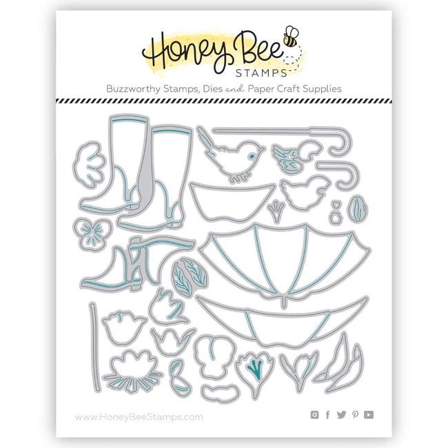 Honey Bee Stamps - Honey Cuts - Lovely Layers: April Showers-ScrapbookPal
