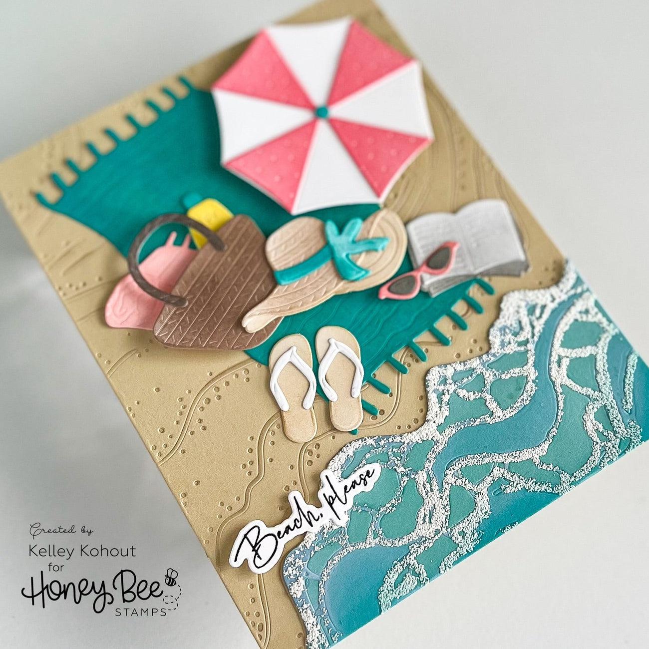 Honey Bee Stamps - Honey Cuts - Lovely Layers: At The Beach-ScrapbookPal