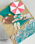 Honey Bee Stamps - Honey Cuts - Lovely Layers: At The Beach-ScrapbookPal