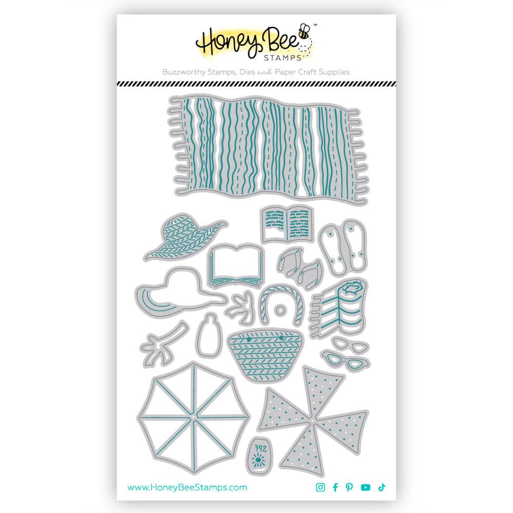 Honey Bee Stamps - Honey Cuts - Lovely Layers: At The Beach-ScrapbookPal