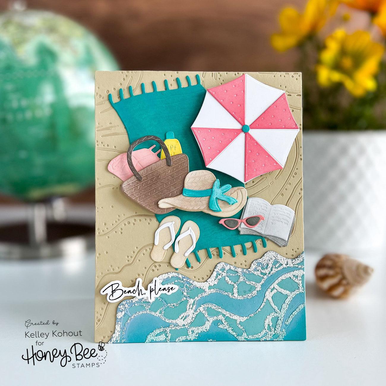 Honey Bee Stamps - Honey Cuts - Lovely Layers: At The Beach-ScrapbookPal