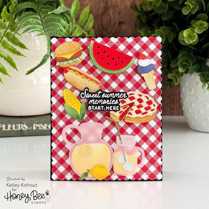 Honey Bee Stamps - Honey Cuts - Lovely Layers: Backyard Bites-ScrapbookPal