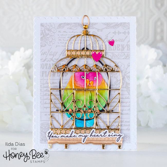 Honey Bee Stamps - Honey Cuts - Lovely Layers: Bird Cage-ScrapbookPal