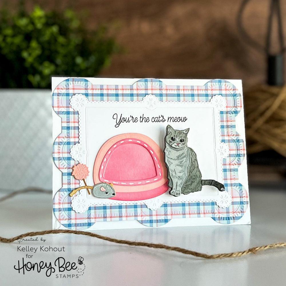 Honey Bee Stamps - Honey Cuts - Lovely Layers: Cat Bed-ScrapbookPal