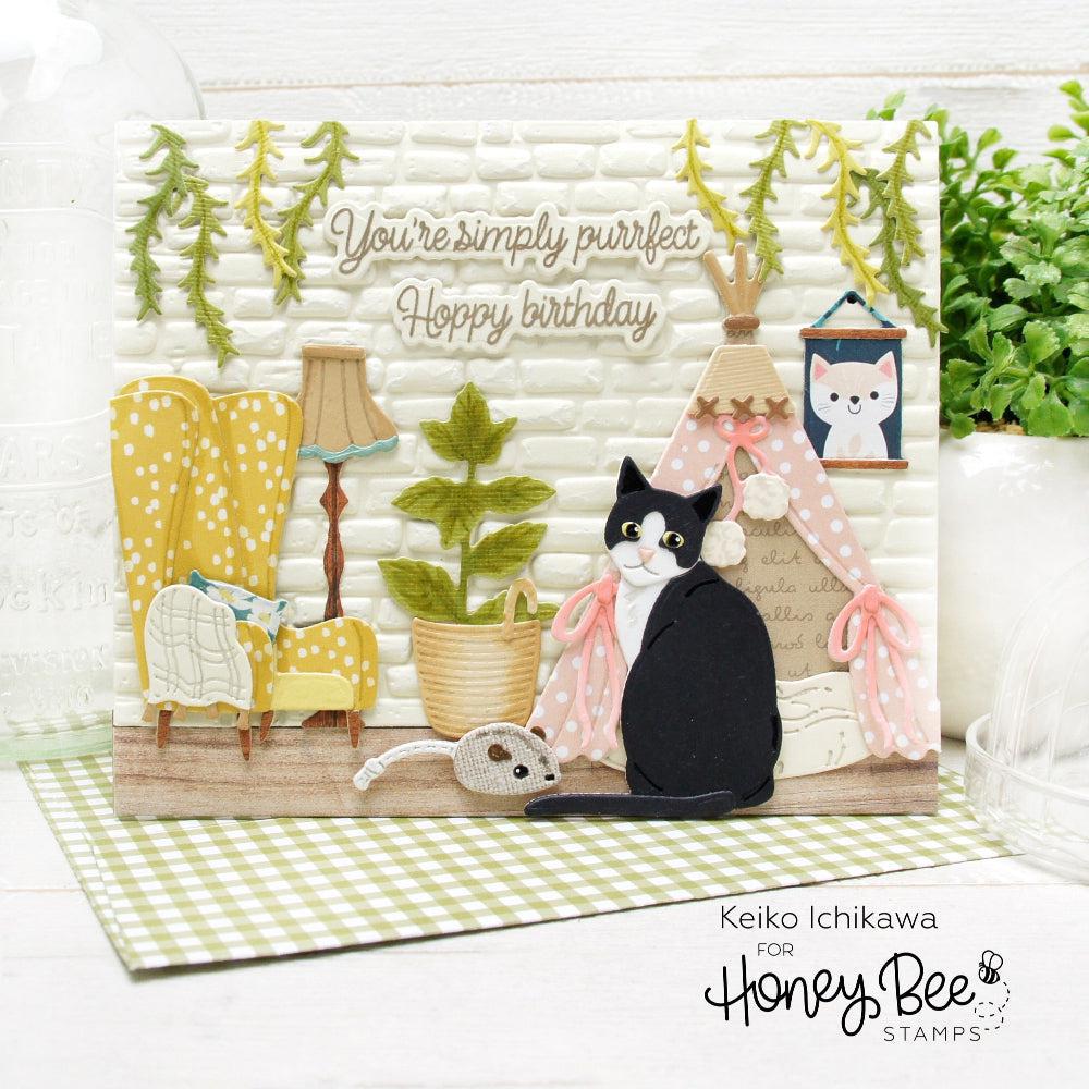 Honey Bee Stamps - Honey Cuts - Lovely Layers: Cats-ScrapbookPal