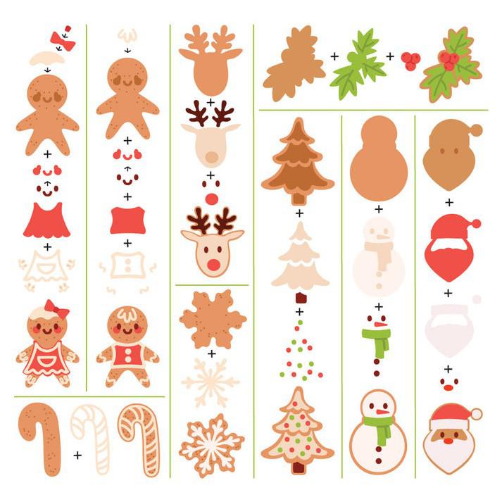 Honey Bee Stamps - Honey Cuts - Lovely Layers: Christmas Cookies-ScrapbookPal