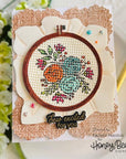 Honey Bee Stamps - Honey Cuts - Lovely Layers: Circle Embroidery Hoop-ScrapbookPal