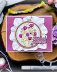 Honey Bee Stamps - Honey Cuts - Lovely Layers: Circle Embroidery Hoop-ScrapbookPal