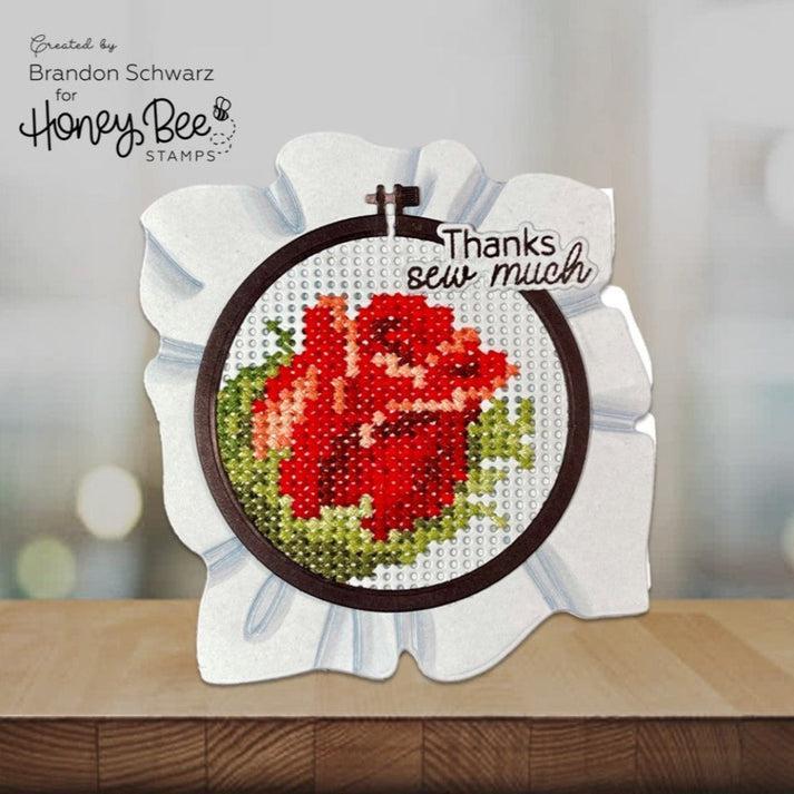 Honey Bee Stamps - Honey Cuts - Lovely Layers: Circle Embroidery Hoop-ScrapbookPal