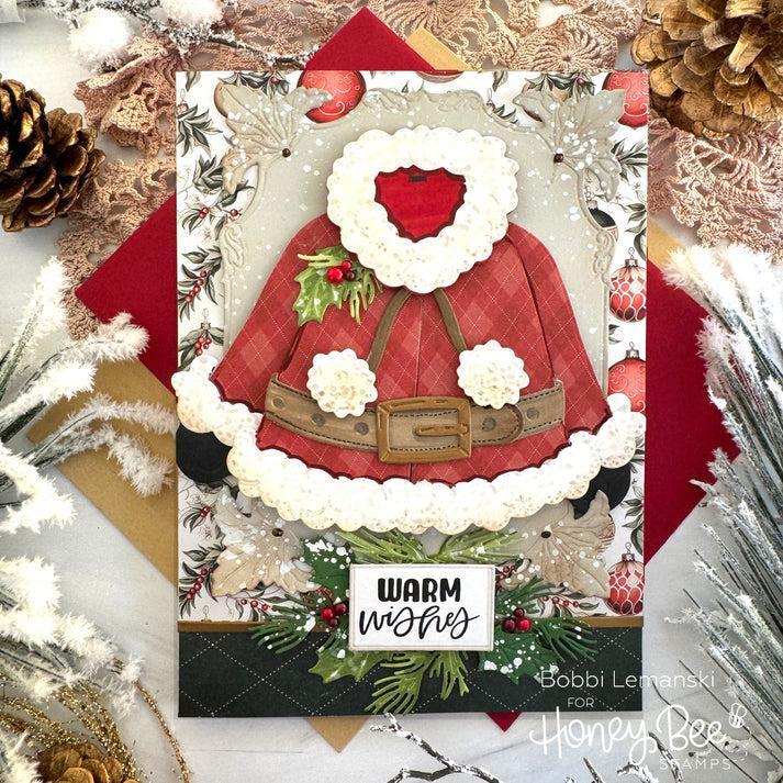 Honey Bee Stamps - Honey Cuts - Lovely Layers: Coat Holiday Add-On-ScrapbookPal