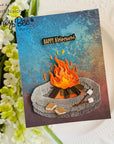 Honey Bee Stamps - Honey Cuts - Lovely Layers: Firepit-ScrapbookPal