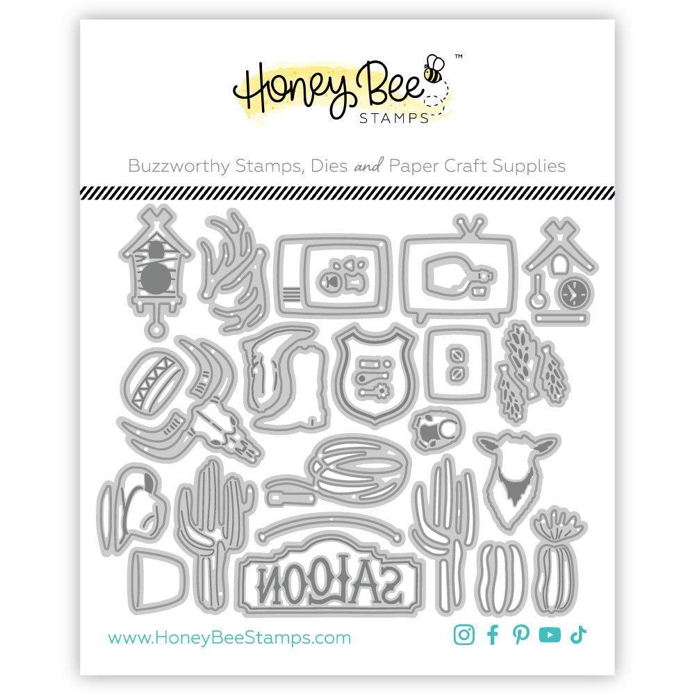 Honey Bee Stamps - Honey Cuts - Lovely Layers: Fireplace - Lodge Add-On-ScrapbookPal