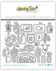 Honey Bee Stamps - Honey Cuts - Lovely Layers: Fireplace - Lodge Add-On-ScrapbookPal