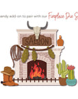 Honey Bee Stamps - Honey Cuts - Lovely Layers: Fireplace - Lodge Add-On-ScrapbookPal