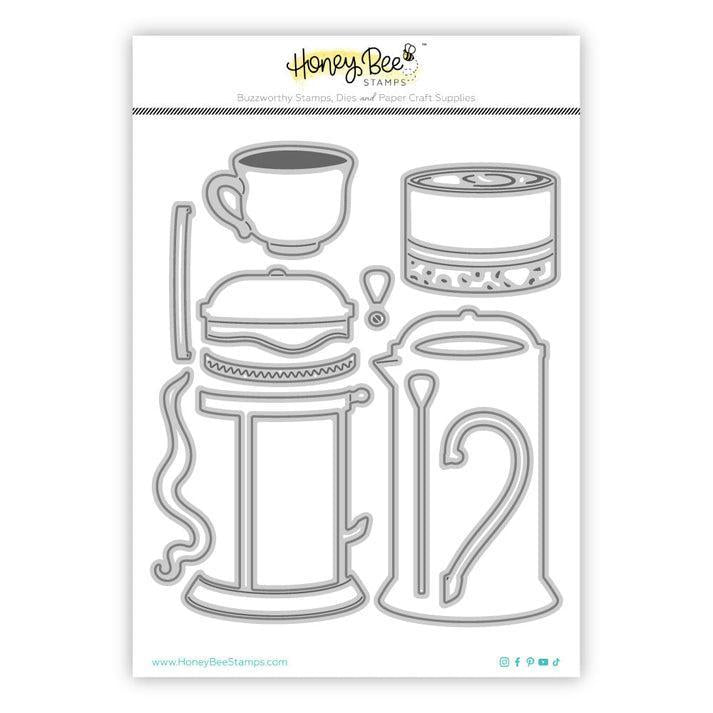 Honey Bee Stamps - Honey Cuts - Lovely Layers: French Press-ScrapbookPal