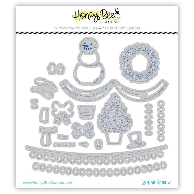 Honey Bee Stamps - Honey Cuts - Lovely Layers: Front Porch Holiday Add-On-ScrapbookPal