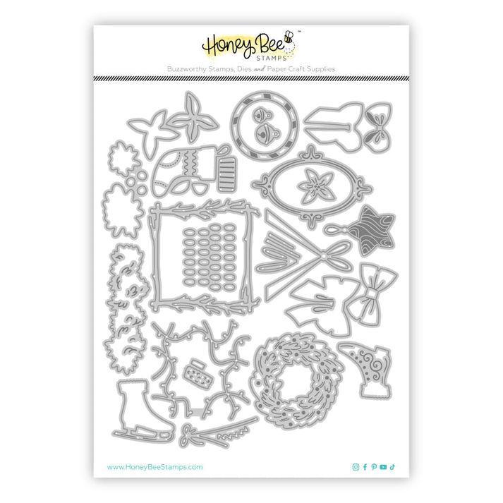 Honey Bee Stamps - Honey Cuts - Lovely Layers: Gallery Wall Holiday-ScrapbookPal