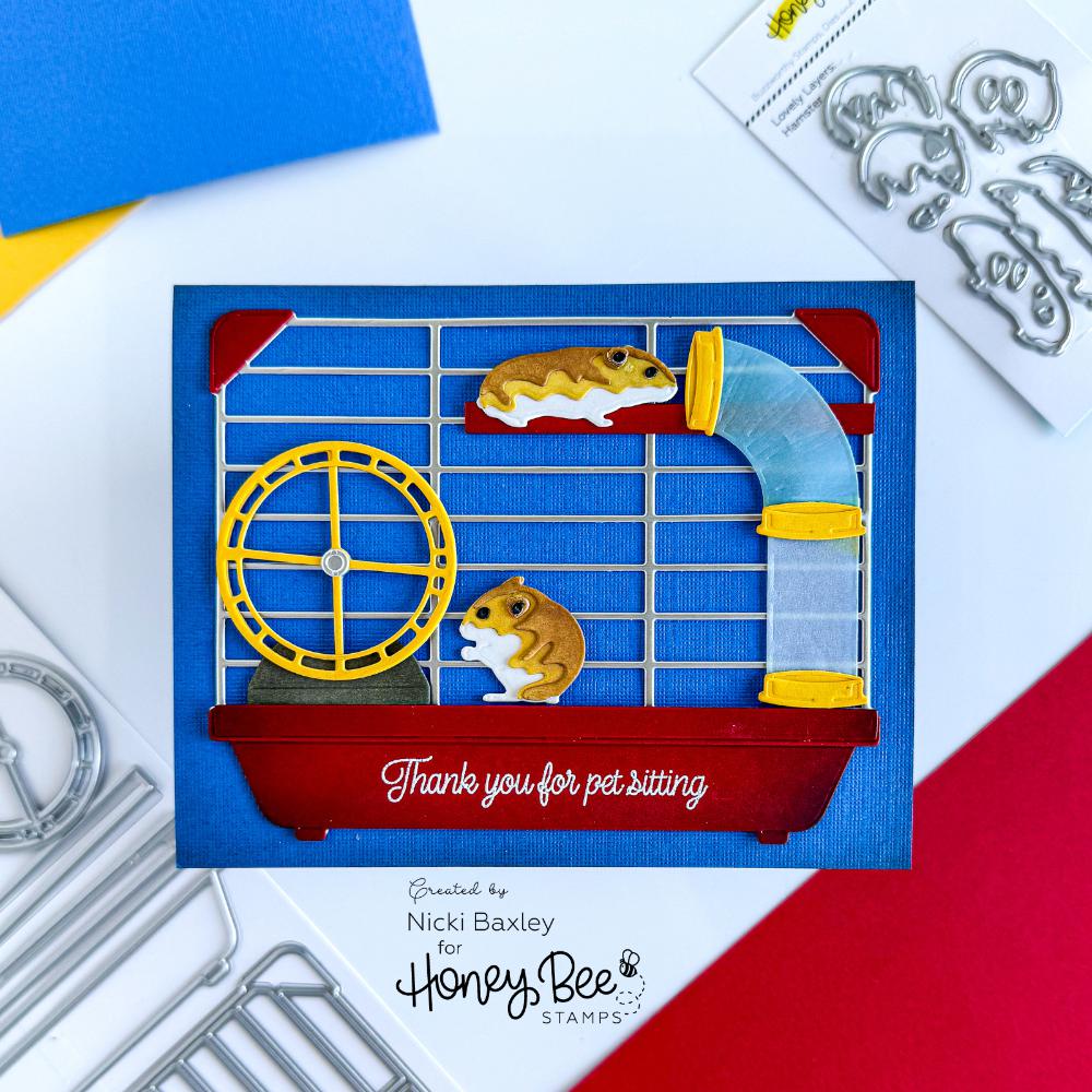 Honey Bee Stamps - Honey Cuts - Lovely Layers: Hamster-ScrapbookPal