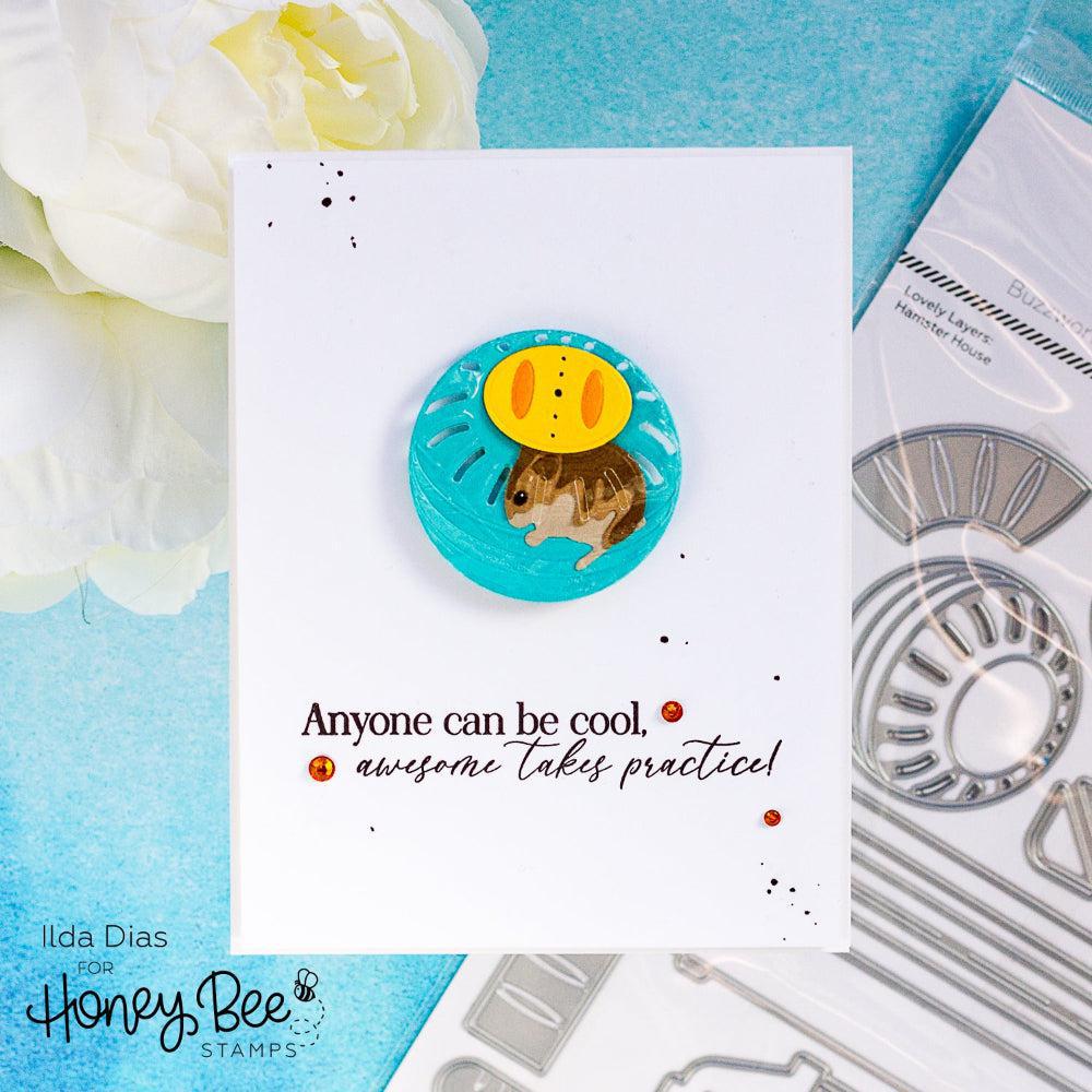 Honey Bee Stamps - Honey Cuts - Lovely Layers: Hamster House-ScrapbookPal