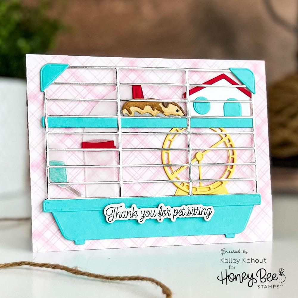 Honey Bee Stamps - Honey Cuts - Lovely Layers: Hamster House-ScrapbookPal