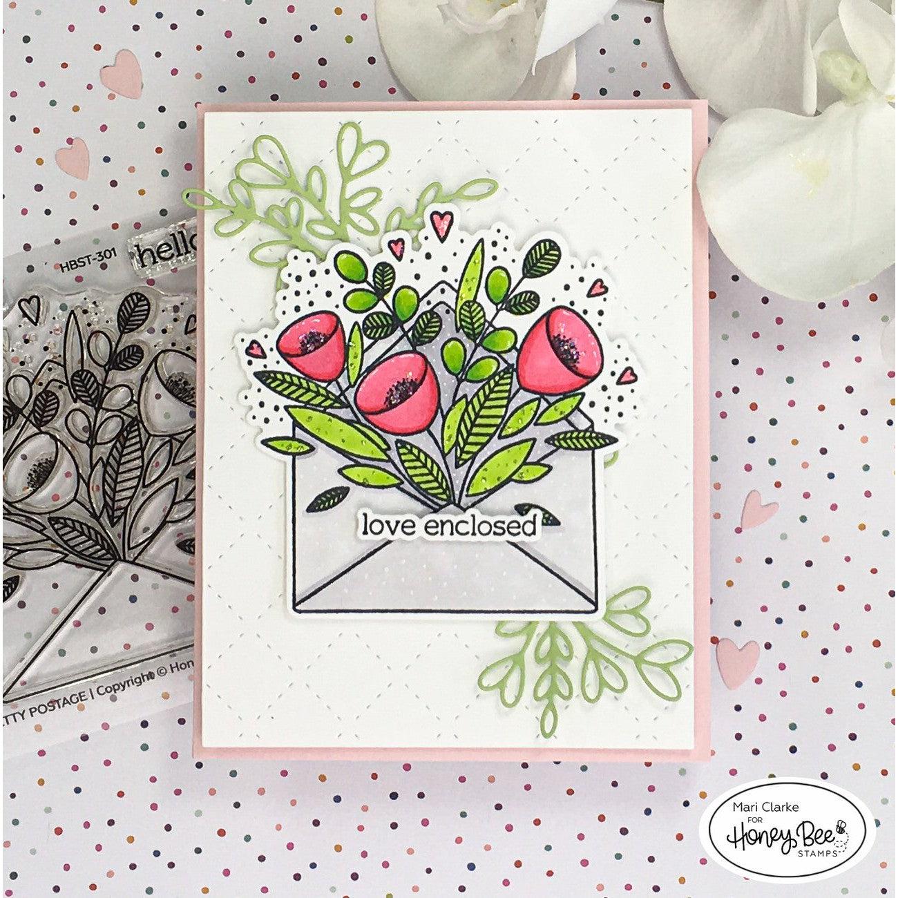 Honey Bee Stamps - Honey Cuts - Lovely Layers: Heart Vine-ScrapbookPal