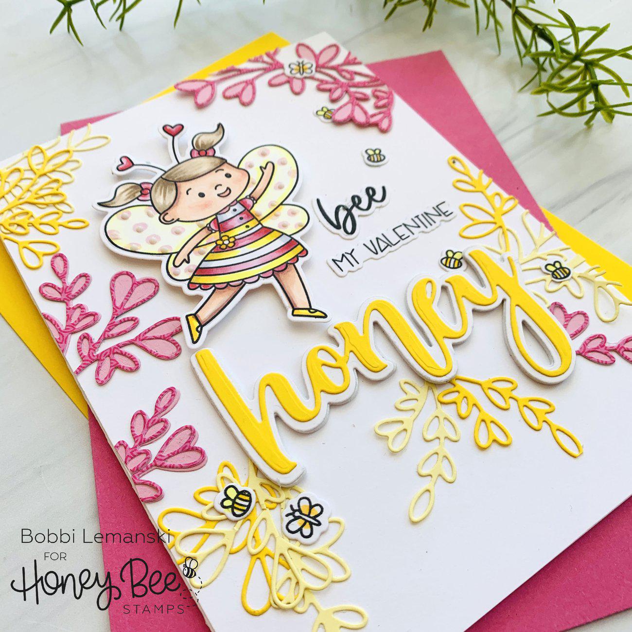 Honey Bee Stamps - Honey Cuts - Lovely Layers: Heart Vine-ScrapbookPal