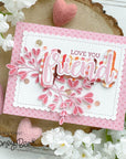 Honey Bee Stamps - Honey Cuts - Lovely Layers: Heart Vine-ScrapbookPal