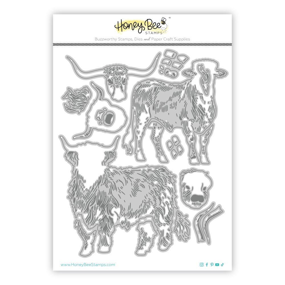 Honey Bee Stamps - Honey Cuts - Lovely Layers: Hooves &amp; Horns-ScrapbookPal