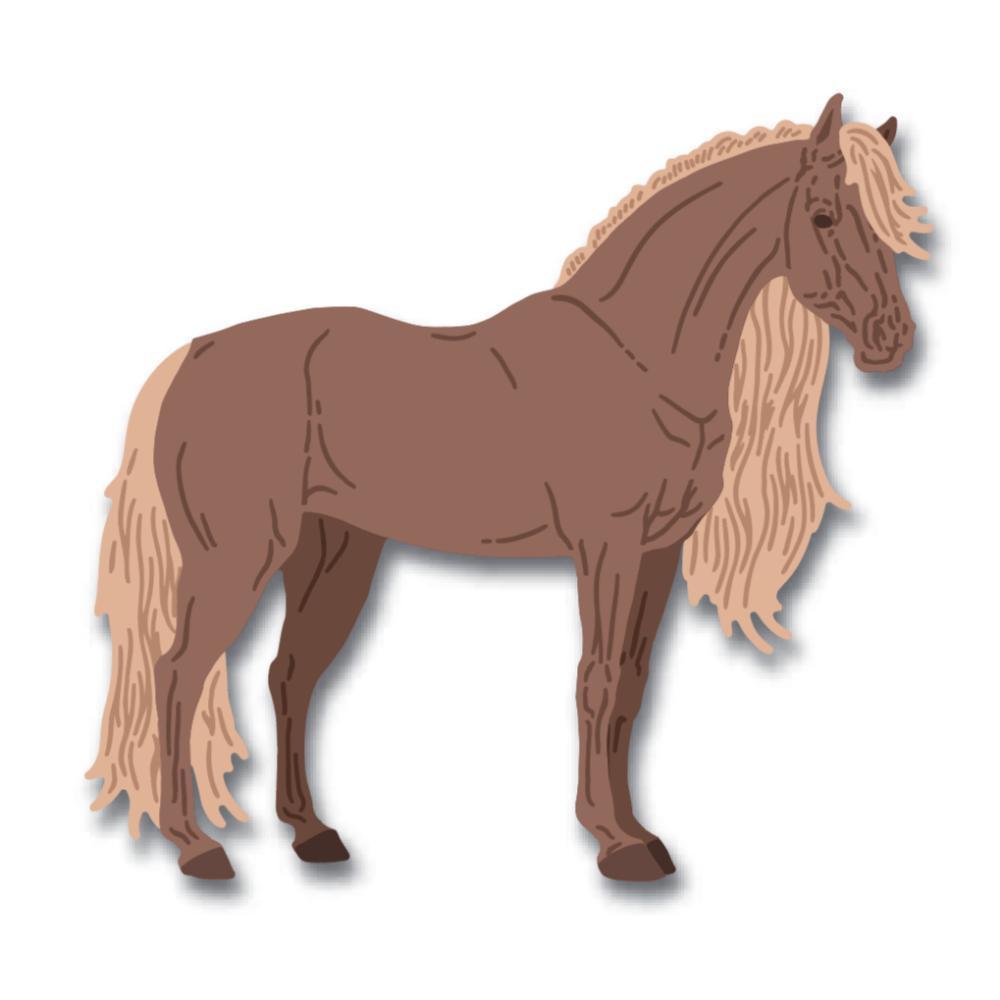 Honey Bee Stamps - Honey Cuts - Lovely Layers: Horse-ScrapbookPal