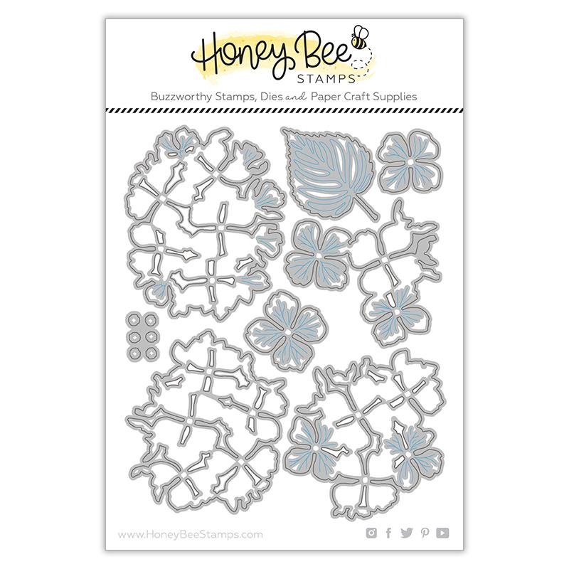 Honey Bee Stamps - Honey Cuts - Lovely Layers: Hydrangea-ScrapbookPal