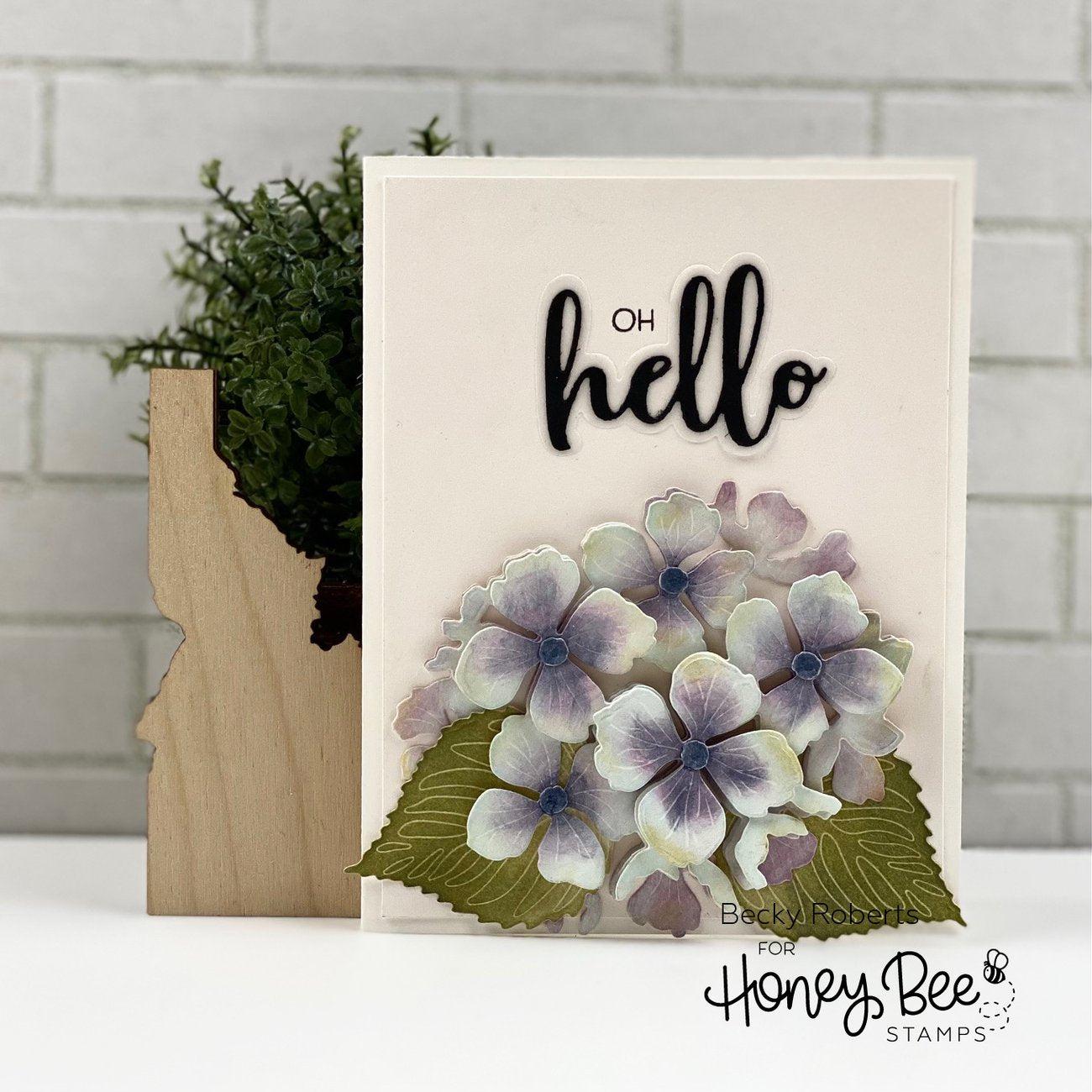 Honey Bee Stamps - Honey Cuts - Lovely Layers: Hydrangea-ScrapbookPal