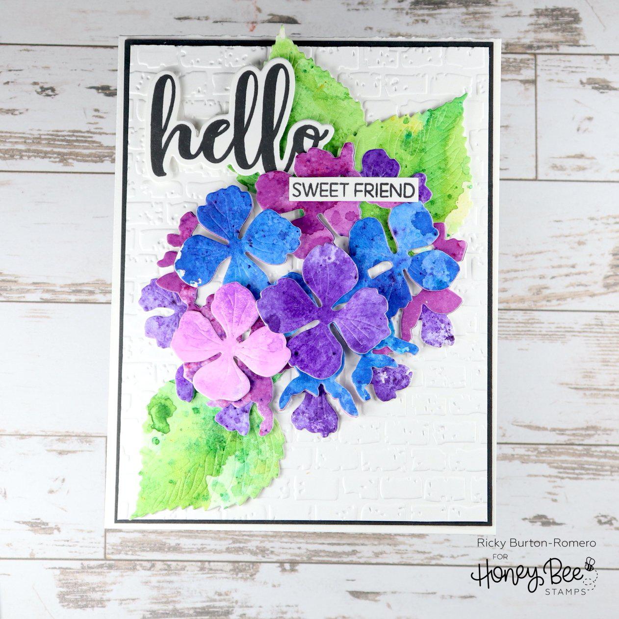 Honey Bee Stamps - Honey Cuts - Lovely Layers: Hydrangea-ScrapbookPal