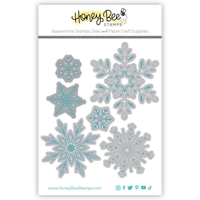 Honey Bee Stamps - Honey Cuts - Lovely Layers: Large Snowflakes-ScrapbookPal