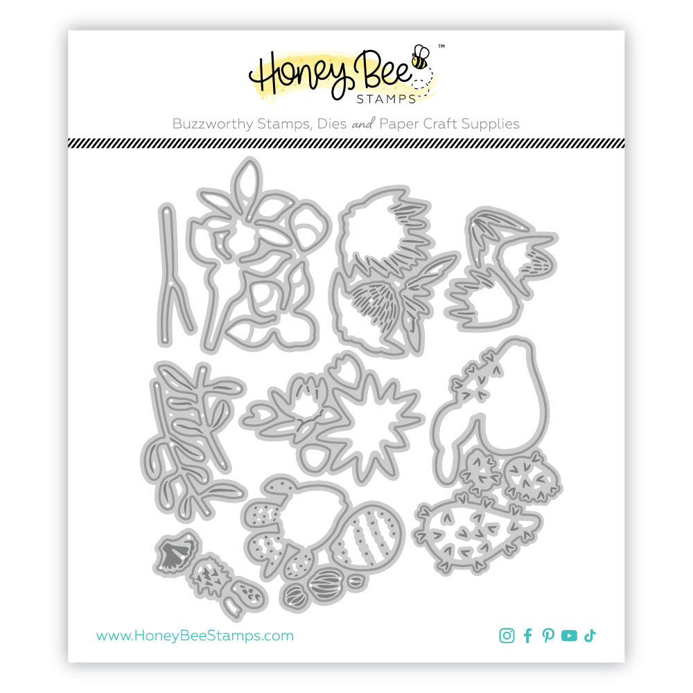 Honey Bee Stamps - Honey Cuts - Lovely Layers: Mini Desert Blooms-ScrapbookPal
