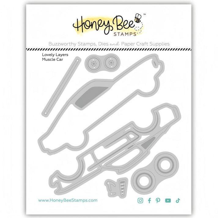 Honey Bee Stamps - Honey Cuts - Lovely Layers: Muscle Car-ScrapbookPal