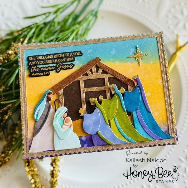 Honey Bee Stamps - Honey Cuts - Lovely Layers: Nativity Scene-ScrapbookPal