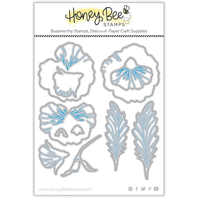 Honey Bee Stamps - Honey Cuts - Lovely Layers: Pansy-ScrapbookPal