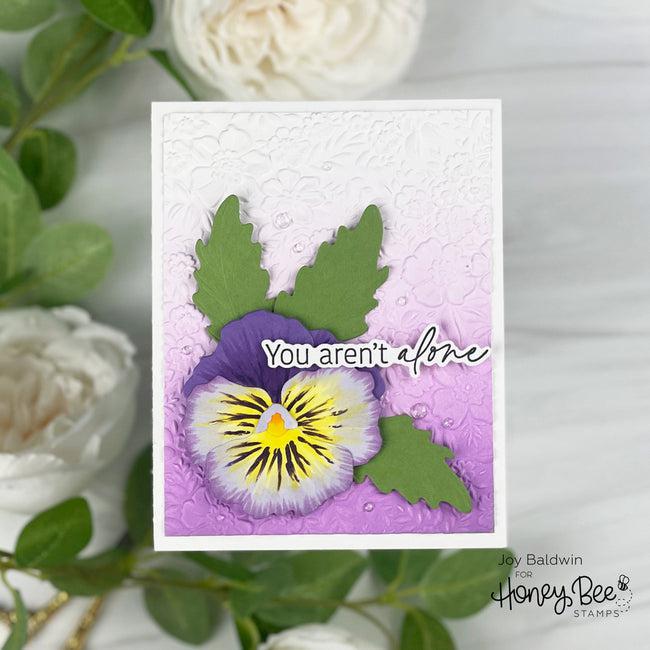 Honey Bee Stamps - Honey Cuts - Lovely Layers: Pansy-ScrapbookPal